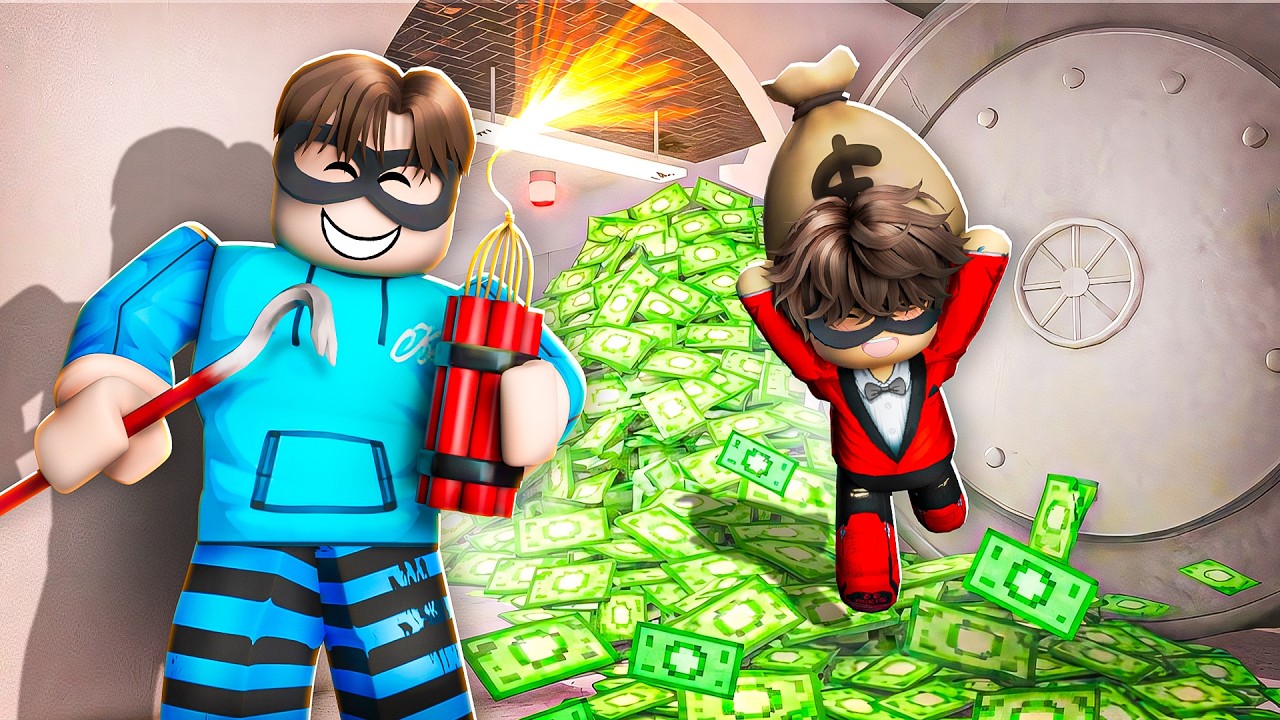 روبلوكس صرنا حرامية ! Rob it