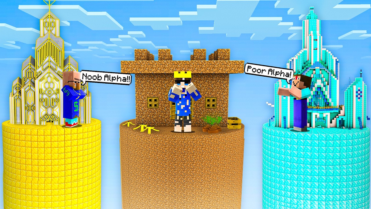 From POOR to RICH Chunk in Minecraft