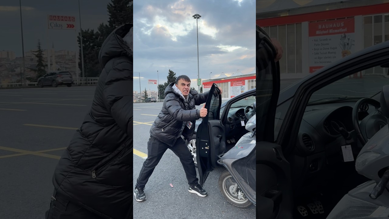 Motosiklet Yüzünden Arabada Binecek Yer Bulamadı #shorts