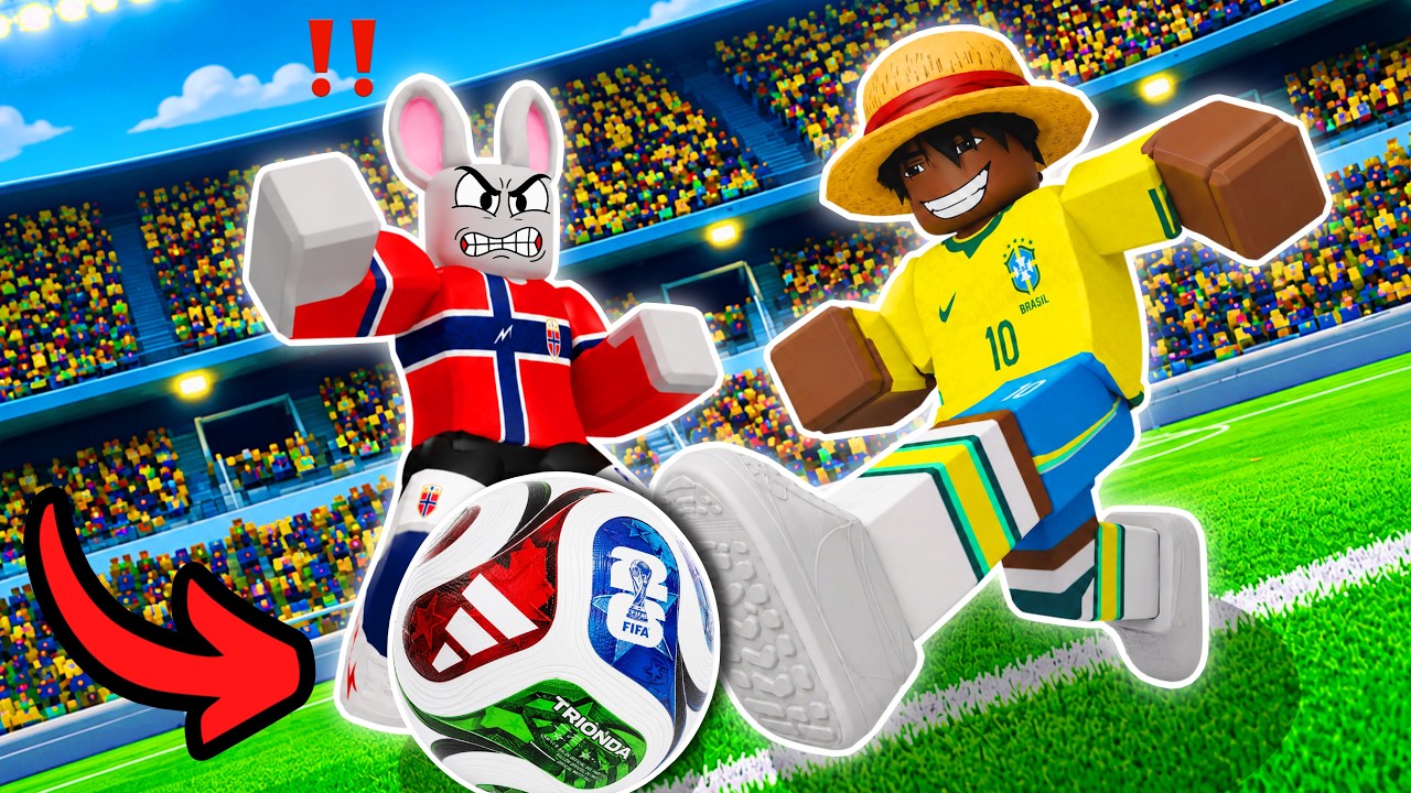 VIRAMOS JOGADOR DE FUTEBOL PARA GANHAR A COPA DO MUNDO! DESAFIO PIZÃO VS LARRYZINHO!