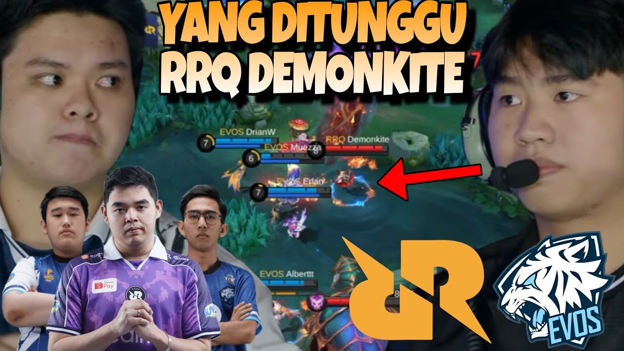 MPL S18 DIMULAI !! RRQ HADIR DENGAN KEKUATAN BARU "DEMONKITE" !! RRQ VS EVOS MATCH 1 - MPL S18