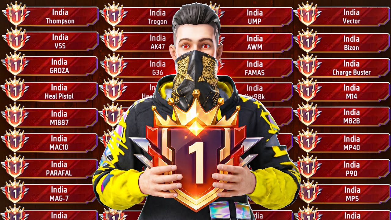 ALL GUNS TOP-1 PLAYERS VS ME
