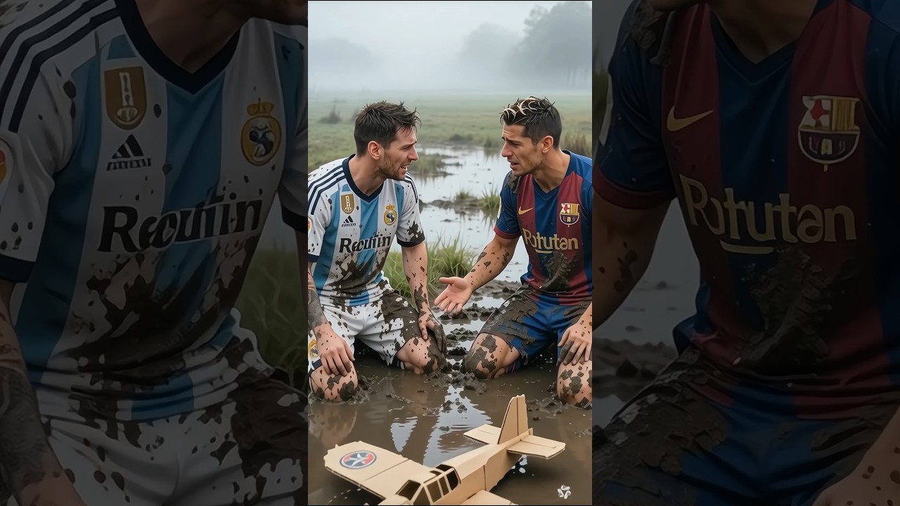 نيمار بيضحك على ورونالدو عشان طيارتهم الخاصة! لكن النهاية صدمة😨#shorts #viralvideo #ذكاء_اصطناعي