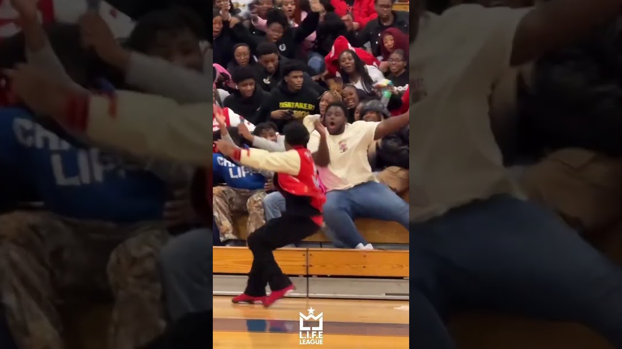 ملّ من الماتش… فعمل حركة مجنونة! 😳🔥 #كرة_سلة #مدرسة #ترند