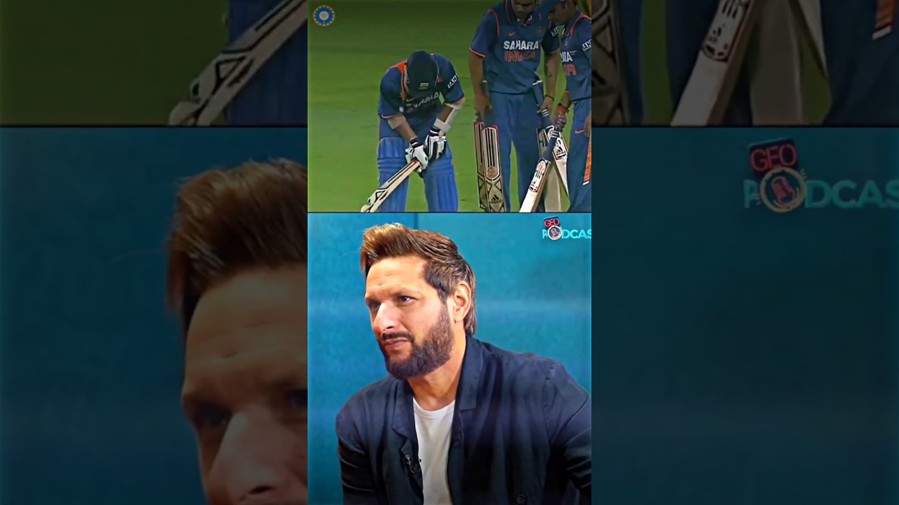 Shahid Afridi used Sachin Tendulkar's bat for his remarkable 37 ball century