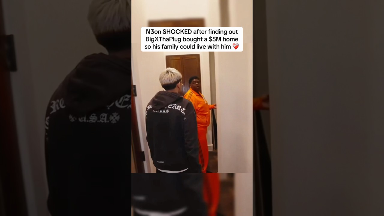 N3on SHOCKED after finding out BigXThaPlug bought a home so his family could live with him #n3on - Published by streamarchived
