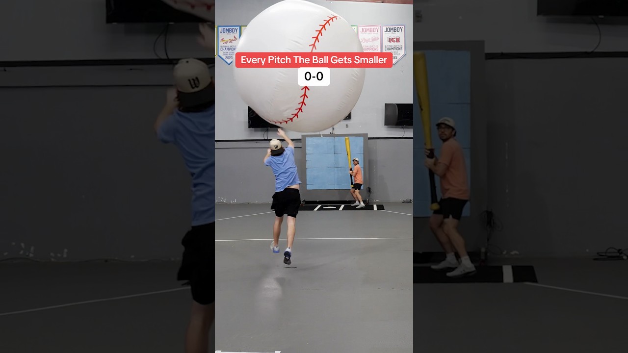 Every Pitch The Ball Gets Smaller