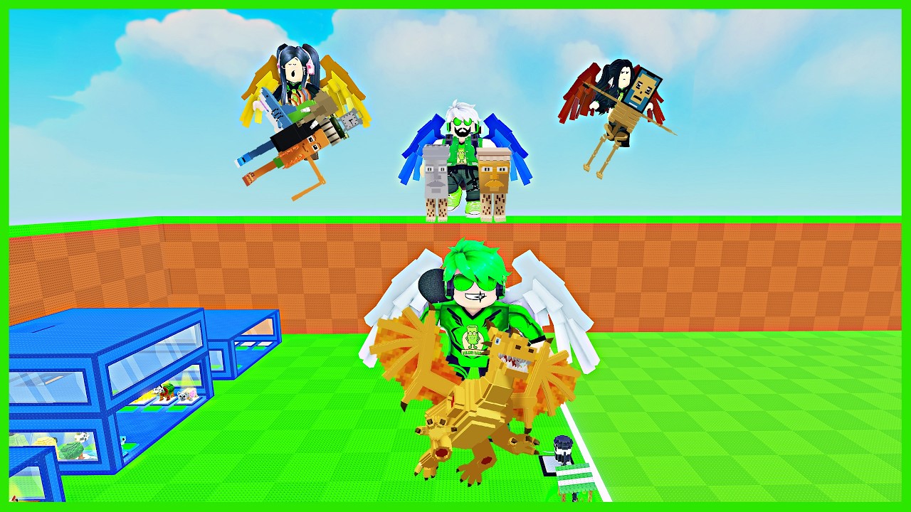 Aku Terbang Pakai Sayap Berkecepatan Kilat Dapat Brainrot Di Pulau Langit - Fly  For Brainrots