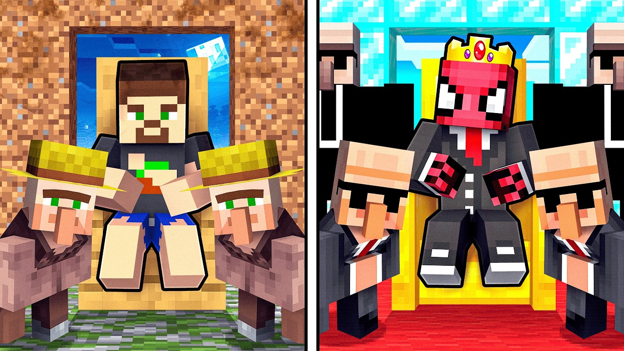 ZENGİN BAŞKAN VS FAKİR BAŞKAN - Minecraft
