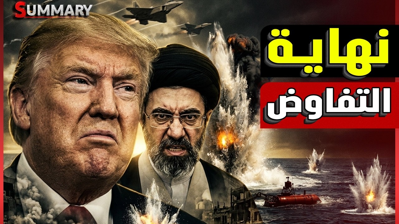 عودة الحرب بعد إعلان أمريكا انهيار المفاوضات مع إيران وترامب يلعب الورقة الأخيرة