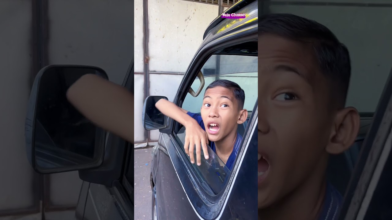 REBUTAN DUDUK DI DEPAN SAAT NAIK MOBIL😅🙈 #comedy #hiburansegar #humor #funny #shorts
