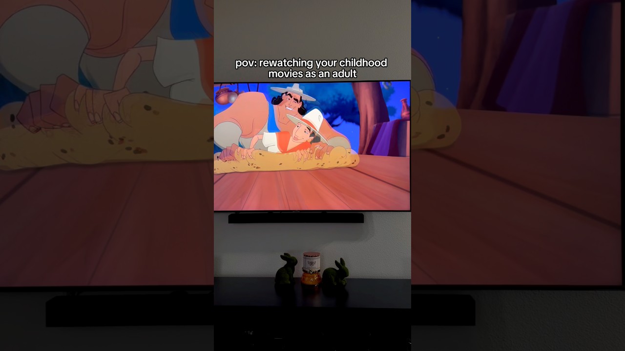 Rewatching childhood movies as an adult 👁️👄👁️