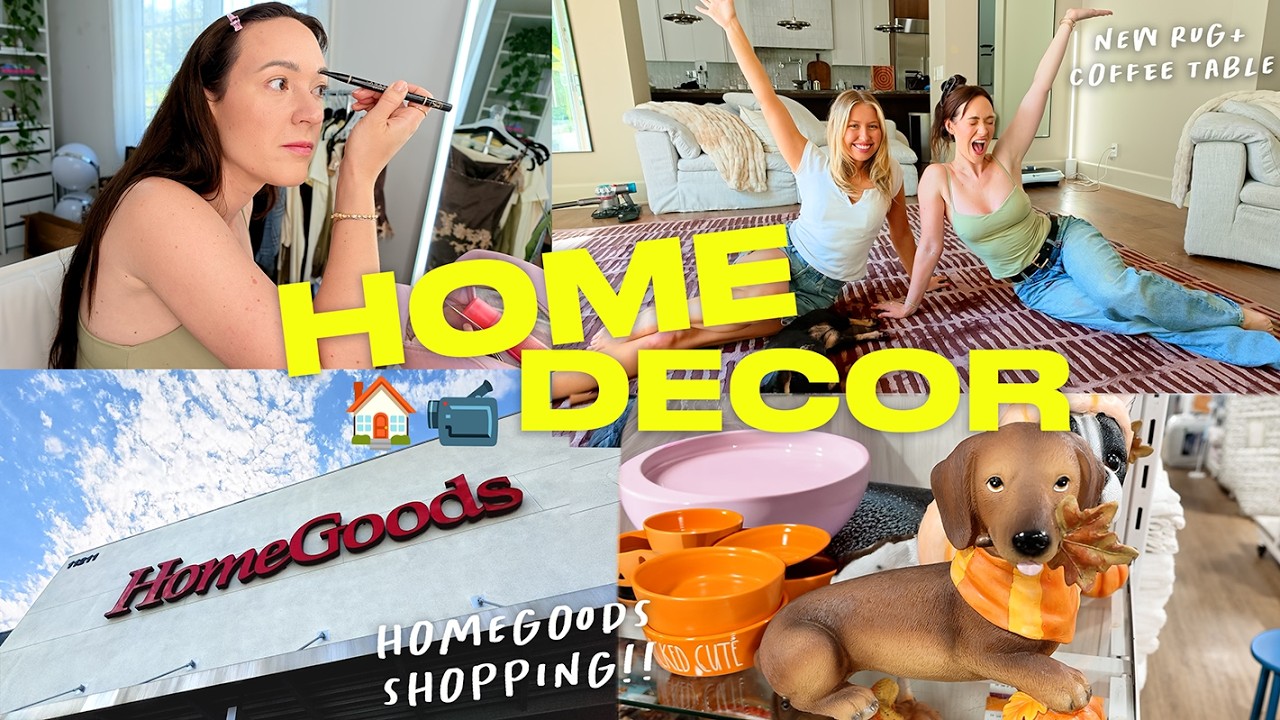 New Furniture, HomeGoods Shopping, and Trader Joe's Haul!! 🏠🤍