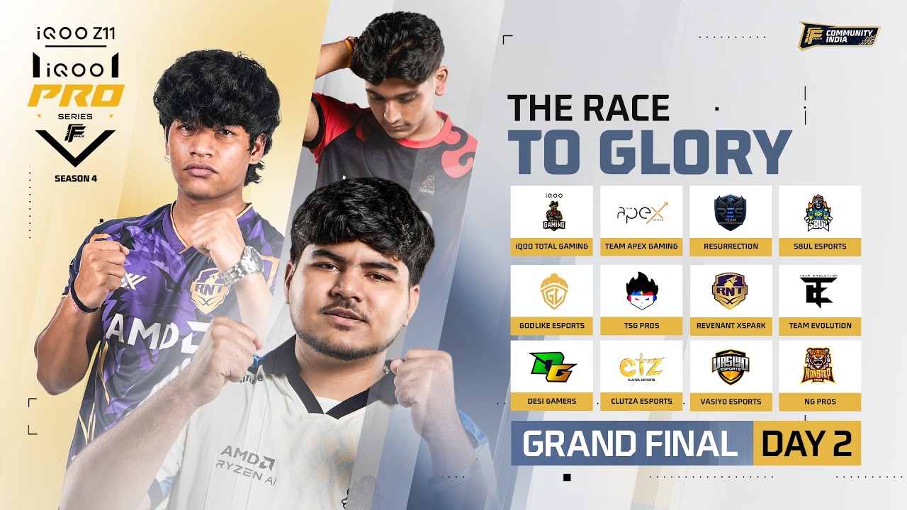 iQOO Pro Series Season 4 – Grand Finals | Day 2 #iQOOProSeries #iQOOZ11 #FreeFireMAX