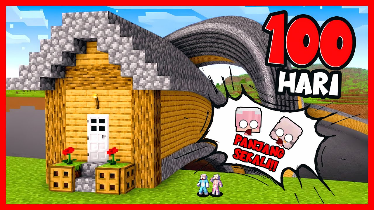 ATUN & MOMON MASUK KEDALAM RUMAH PALING PANJANG DI MINECRAFT !! Feat @sapipurba