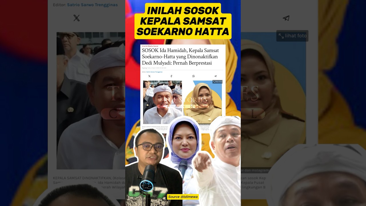 TERUNGKAP! Sosok Ida Hamidah Kepala Samsat Soetta : Pegawai Terbaik Kini Dinonaktifkan Dedi Mulyadi