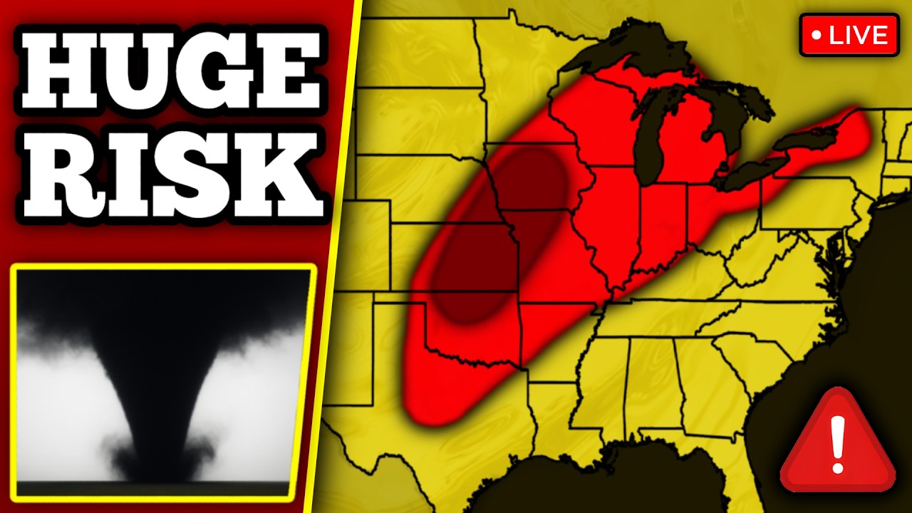 🔴 BREAKING TORNADO OUTBREAK COVERAGE - Violent Tornadoes Possible With LIVE Storm Chasers... - Published by Max Velocity - Severe Weather Center