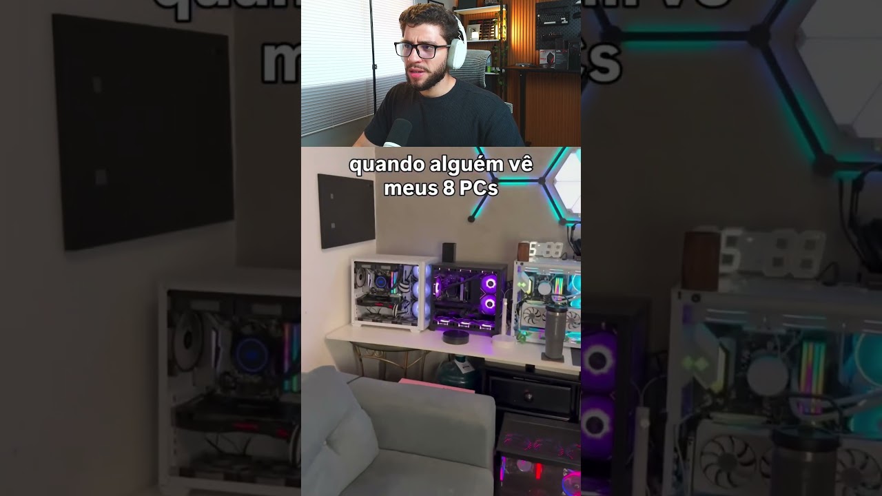 8 PCs Gamer na casa