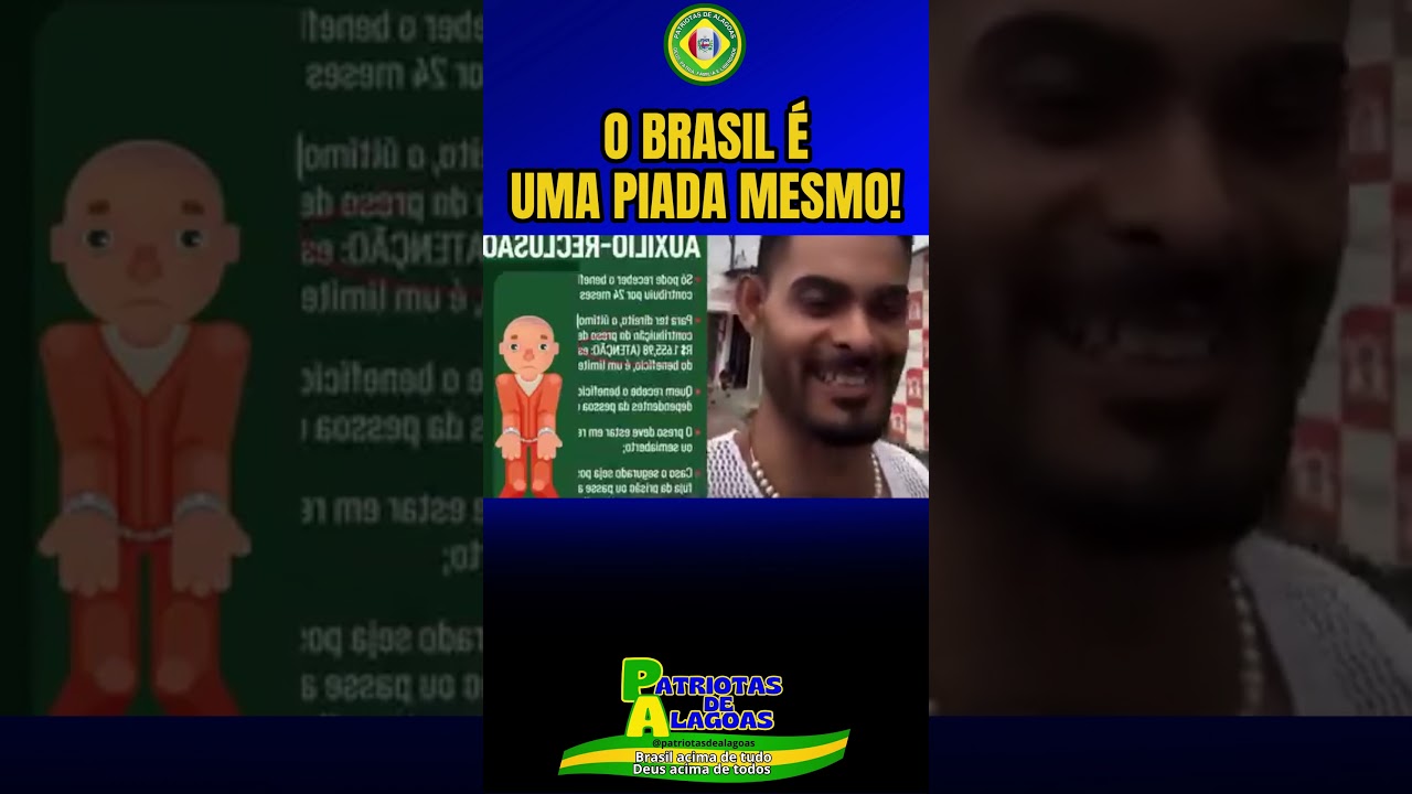 O BRASIL ÉUMA PIADA MESMO!