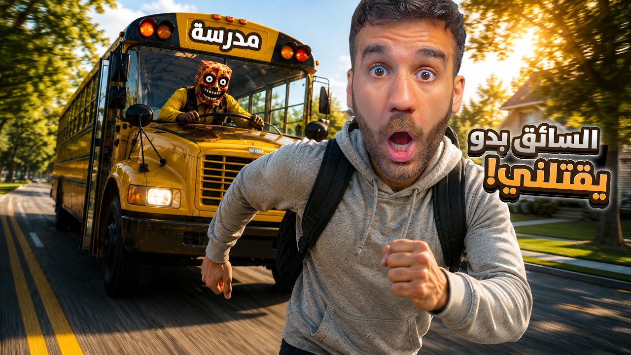 اخر طالب في باص المدرسة! 😱 نسخة جراني