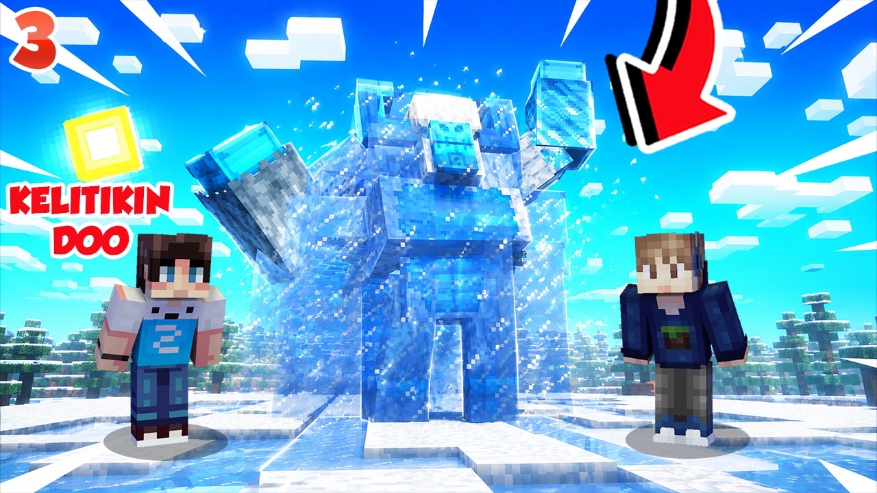 KITA KETEMU YETI BEKU DAN COLONG SENJATA LEGENDARIS DI MINECRAFT!!! - SURVIVAL TERKUTUK 2026 #3