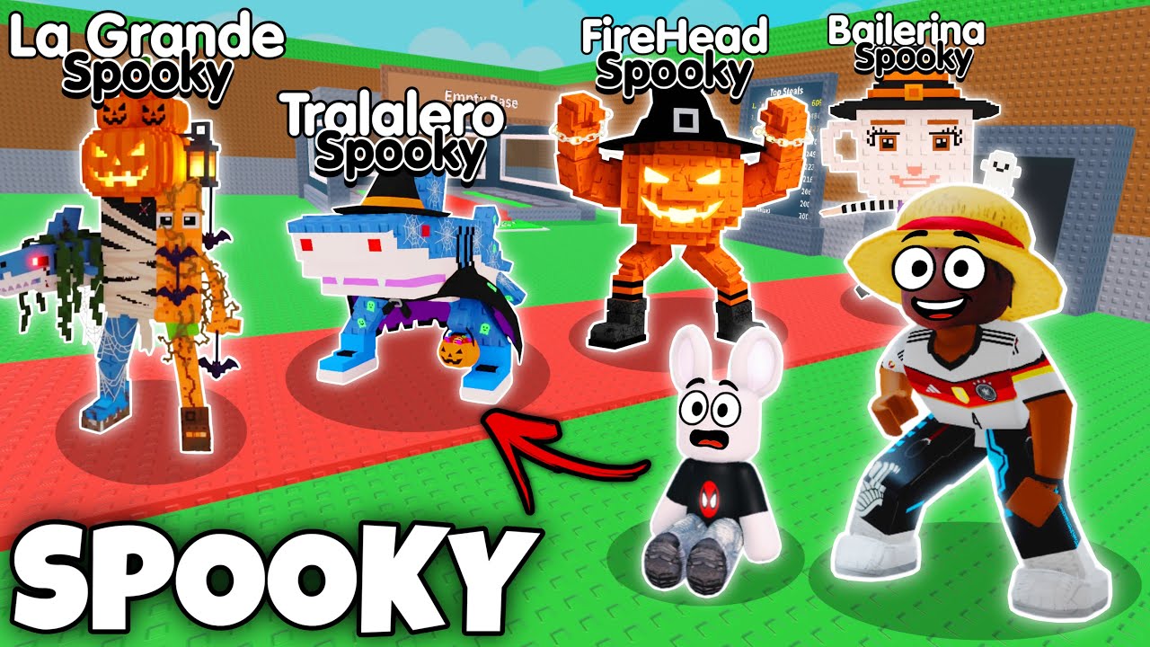 🎃 NOVOS BRAINROTS HALLOWEEN na ATUALIZAÇÃO DO ROUBE O BRAINROT!
