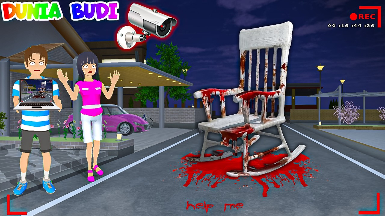 Yuta Mio Panik! CCTV Merekam KURSI GOYANG Berlumuran Darah Mengerikan di Depan Rumah😱