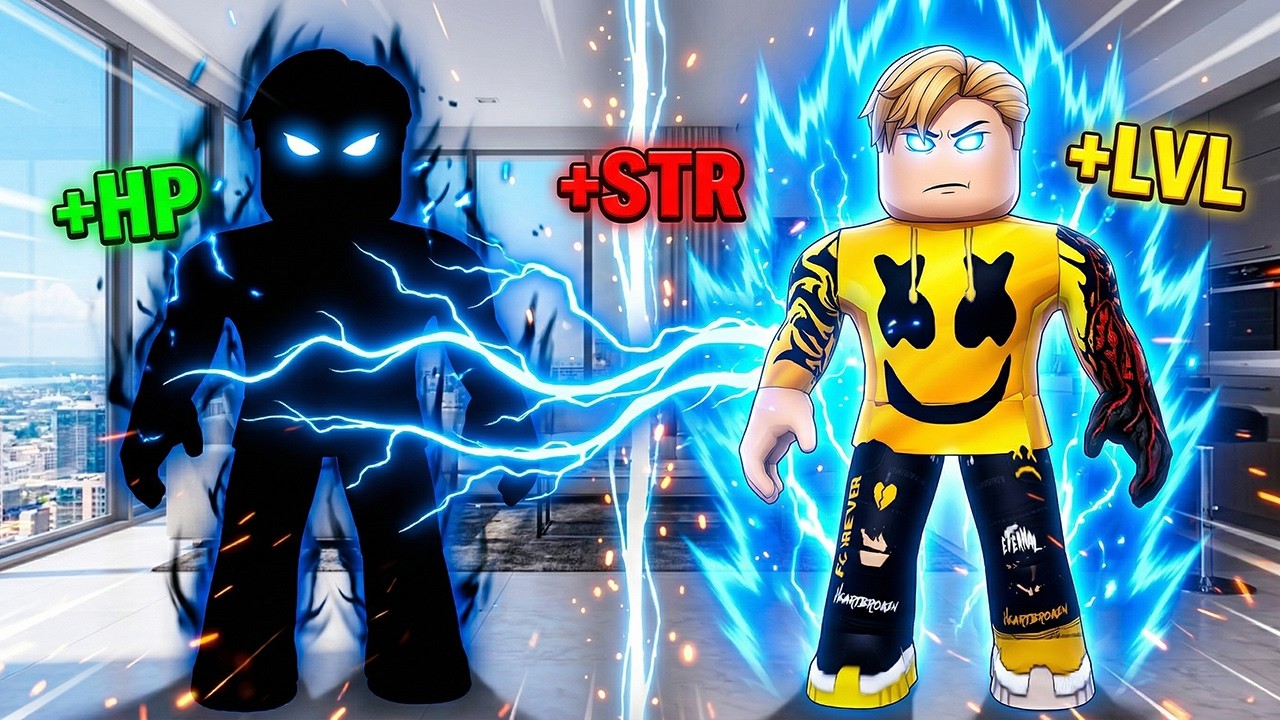 فيلم روبلوكس : كل ما ظل ميجو يتمرن… قوتي بتنفجر وبتضاعف!😈💪