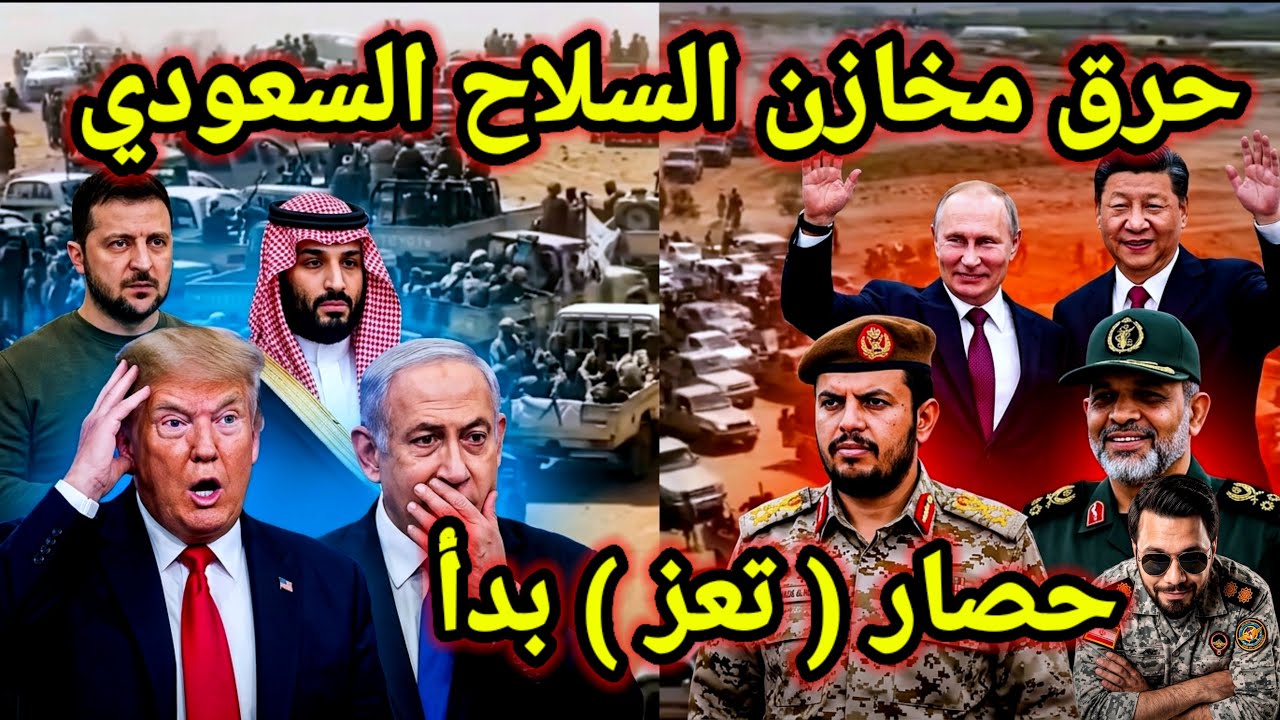 ضربة قاضية 👈 القوات تحاصر تعز وقصف مخازن السلاح السعودي وبوتين يستهدف رئيس وزراء بريطانيا