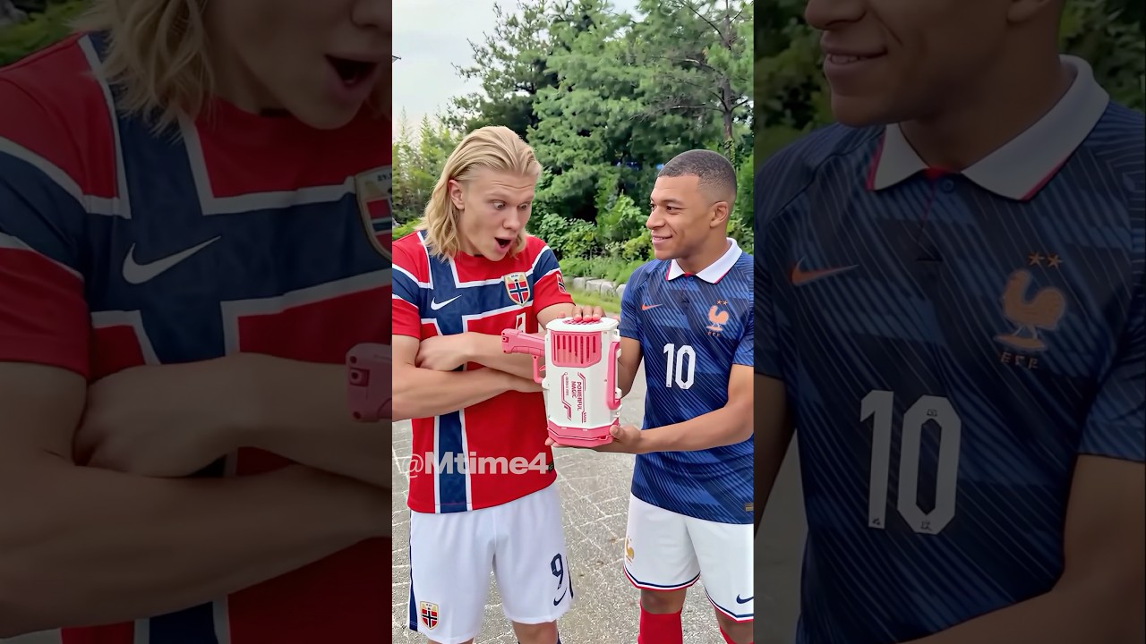 Mbappé Saved Haaland’s Bubble Moment 🫧😭 #parody #football #haaland #worldcup