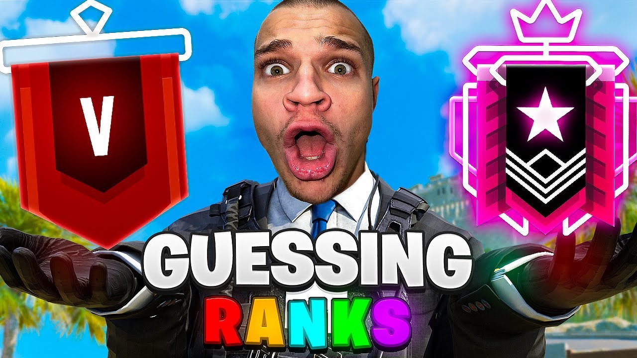 Guessing Your Rank is BACK (Rainbow Six Siege)