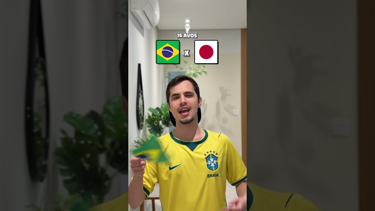 Brasil x Japão na Copa do Mundo! #summerofgoals #brasil #japão