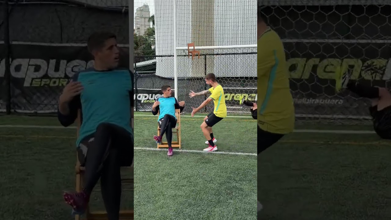 QUALQUER COISA FINALIZA NA CARA DO GOL!? 😂