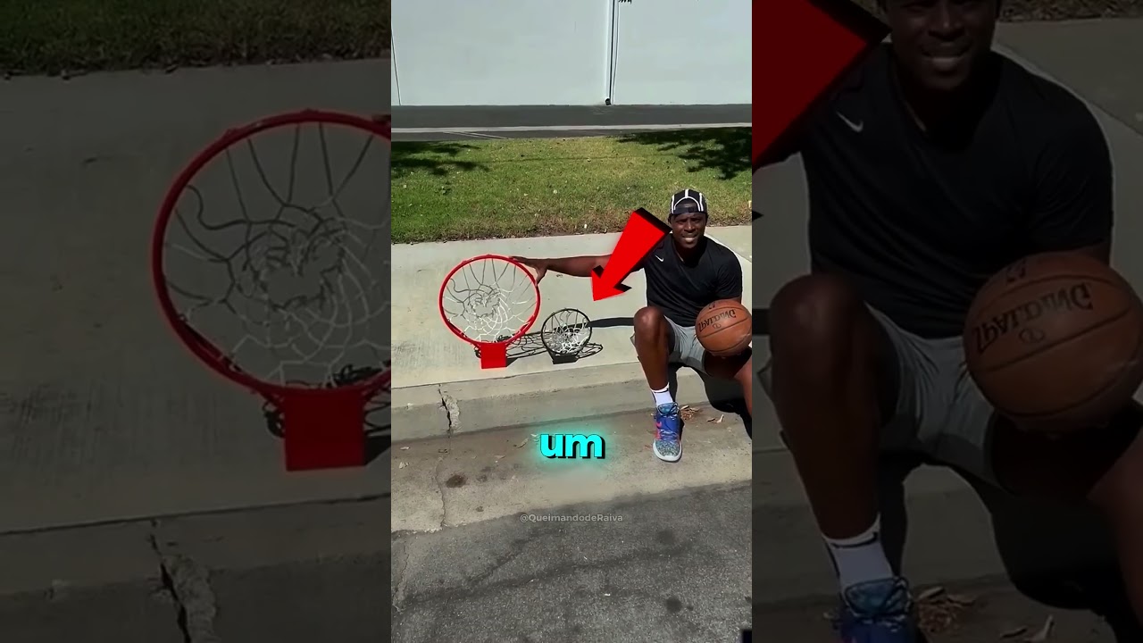 Até os melhores jogadores de basquete não conseguem acertar nessa cesta! 🏀