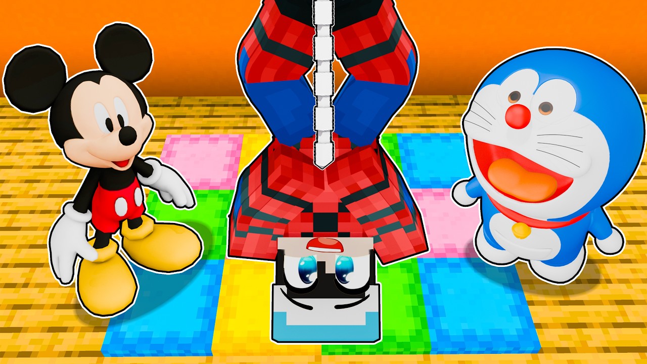ماين كرافت لكن جمسه صار سبايدر مان !!؟ 🕷️🤯