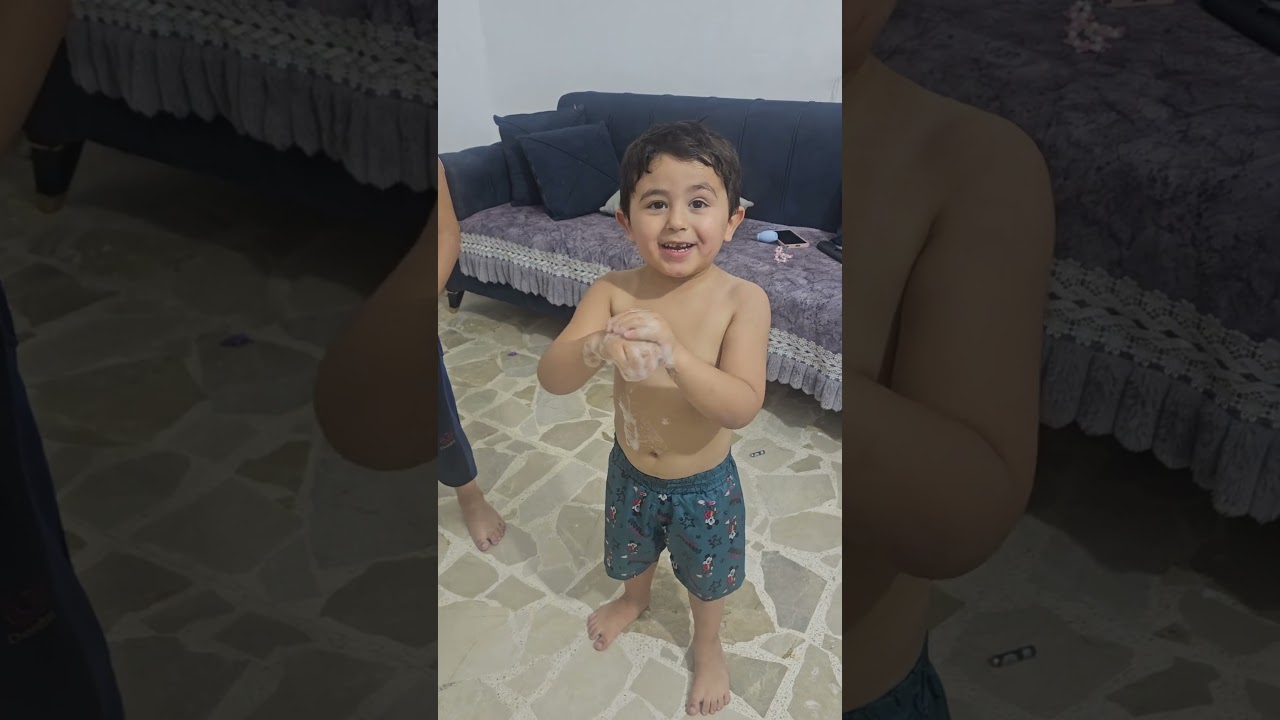 آدم حط ع راس بلال رغوة🤣#هبوش #فاميلي #بلال #آدم #haboshfamily