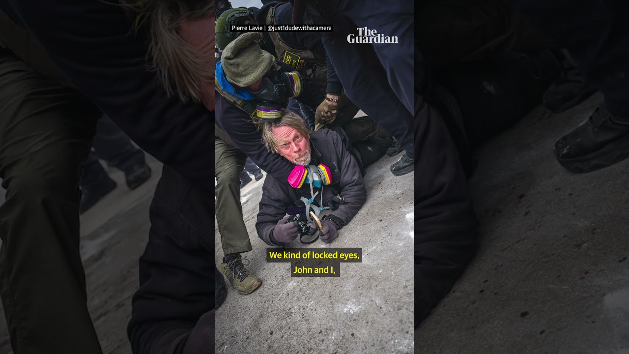 This photographer was tackled by ICE – and threw his camera to save it - Published by The Guardian