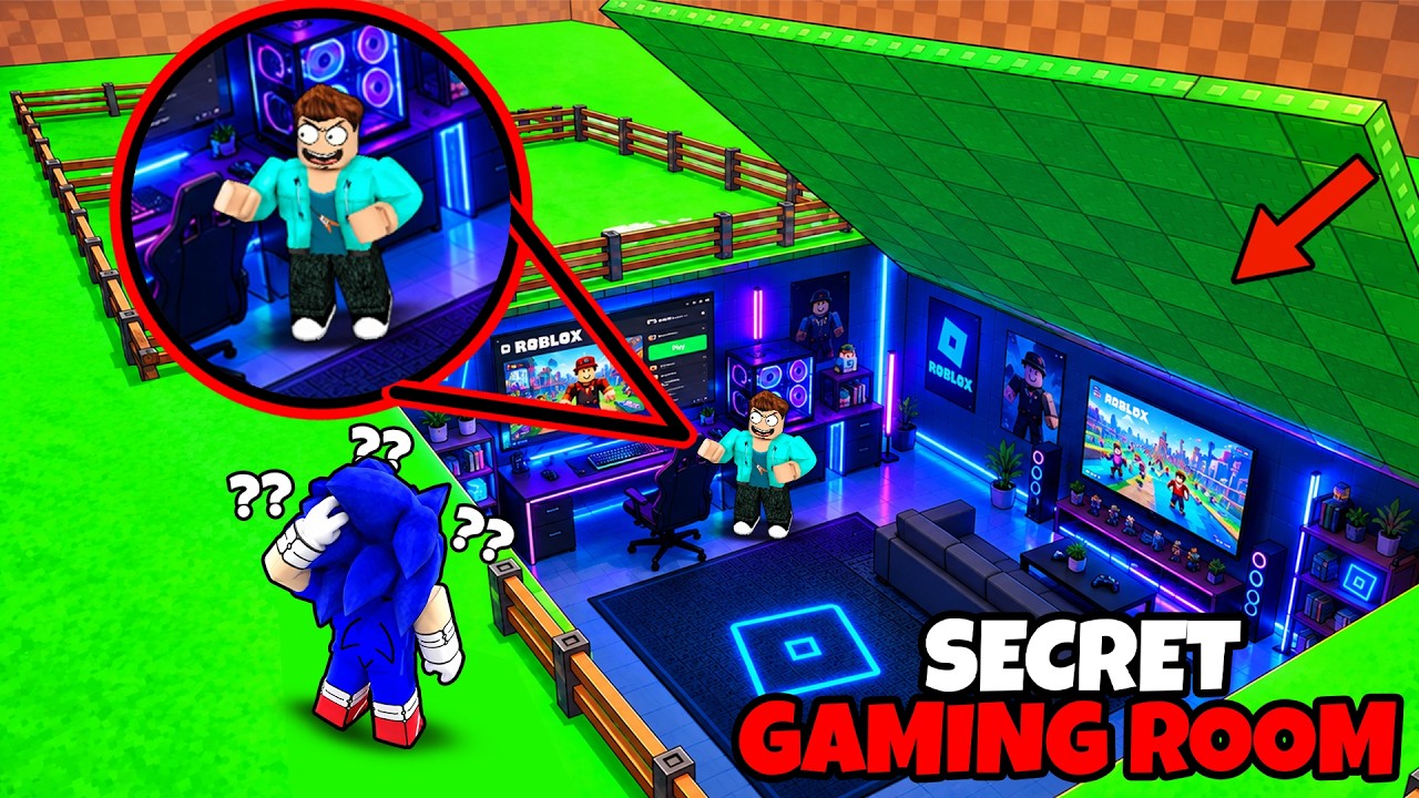I FOUND A HIDDEN GAMING ROOM IN STEAL AN EGG HIDE AND SEEK CHALLENGE !!