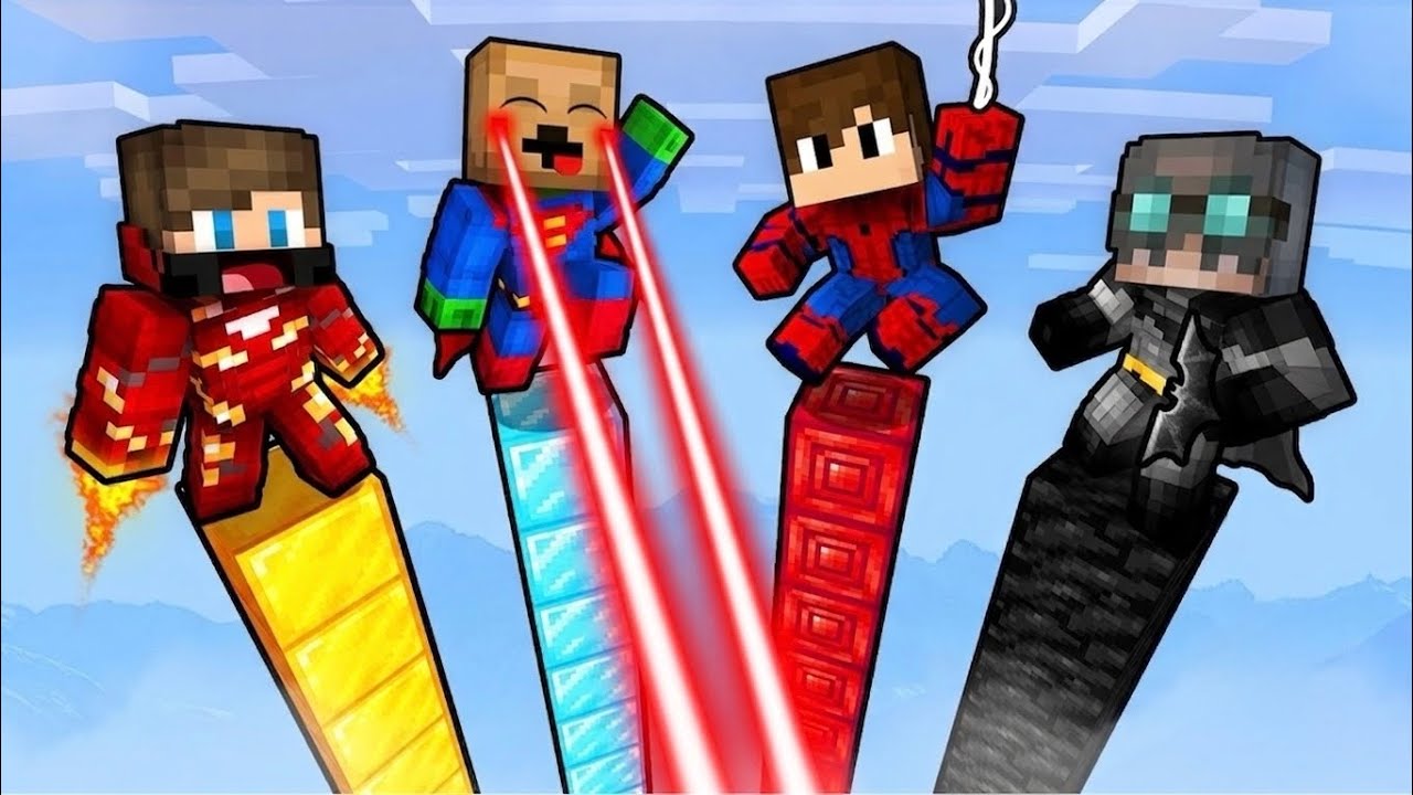 ماين كرافت : حرب أبطال الخارقين ولكن تحولت الى باتمان !!؟ 😱🔥