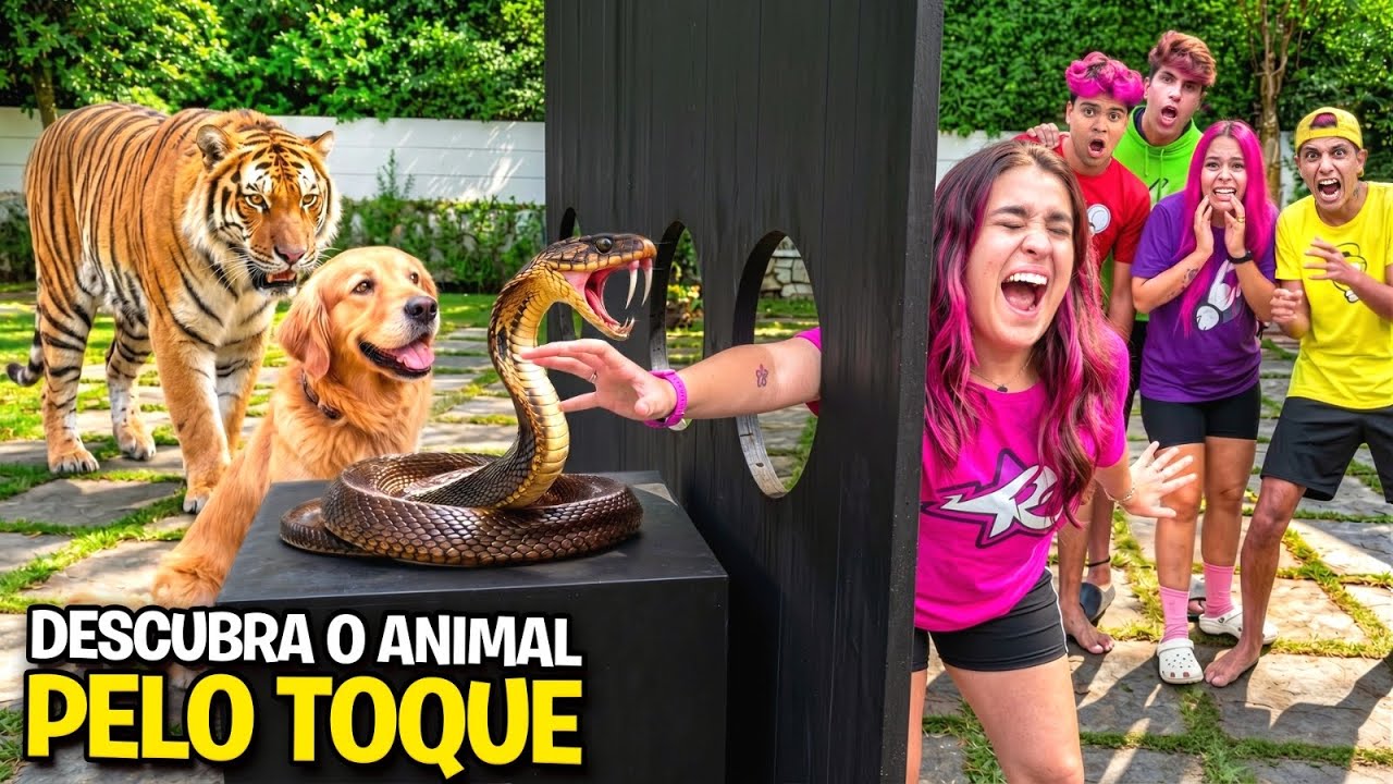 DESCUBRA O ANIMAL PELO TOQUE *Fomos picados ?
