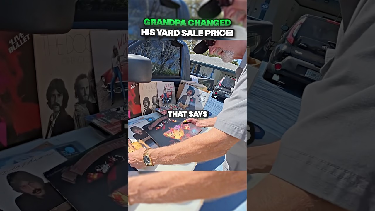Grandpa Changed His Yard Sale Price! 👴 Credit: @Pickingwithdave
