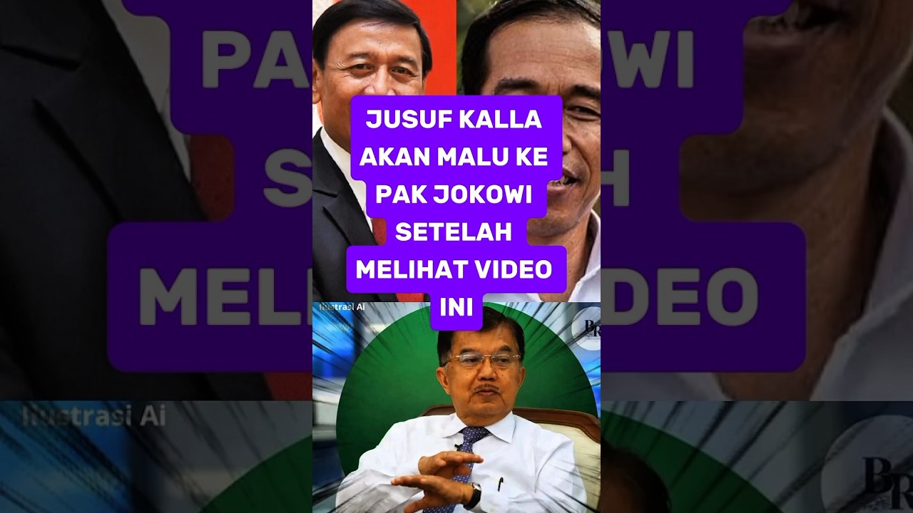JUSUF KALLA AKAN MALU KE PAK JOKOWI SETELAH MELIHAT VIDEO INI #fypviral #news #trendingshorts