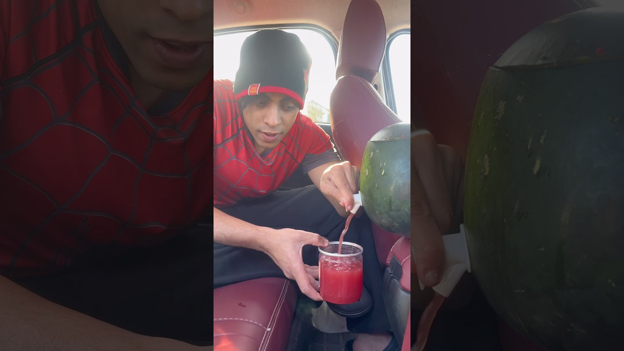 البطيخة ازااااي 🍉😱