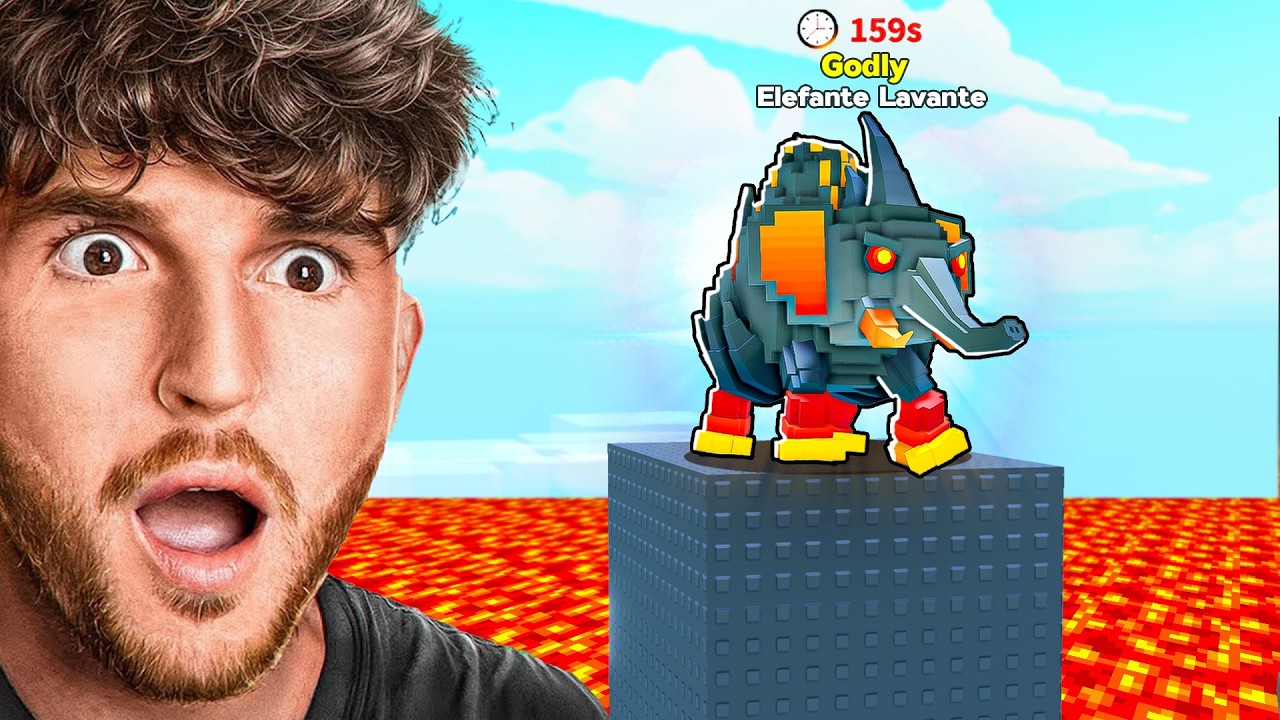 I Got The NEW GODLY in Survive Lava For Brainrots..