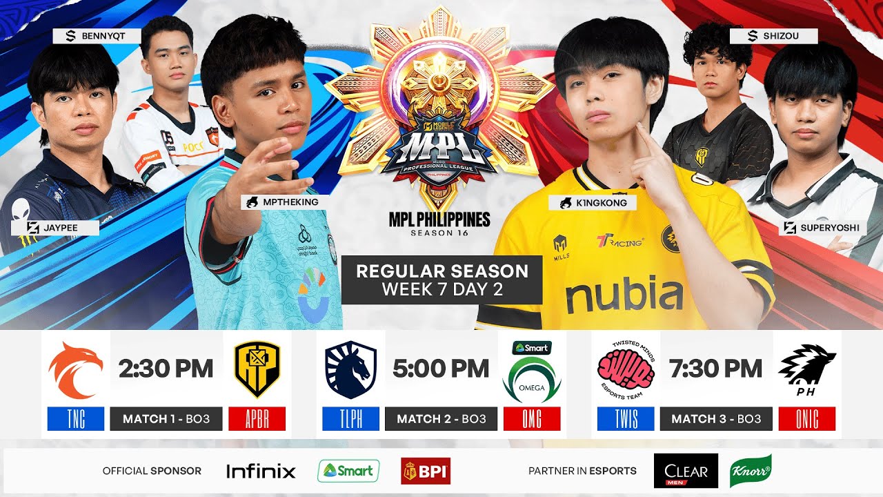 🔴 LIVE | MPL PH S16 | FILIPINO - Week 7 Day 2