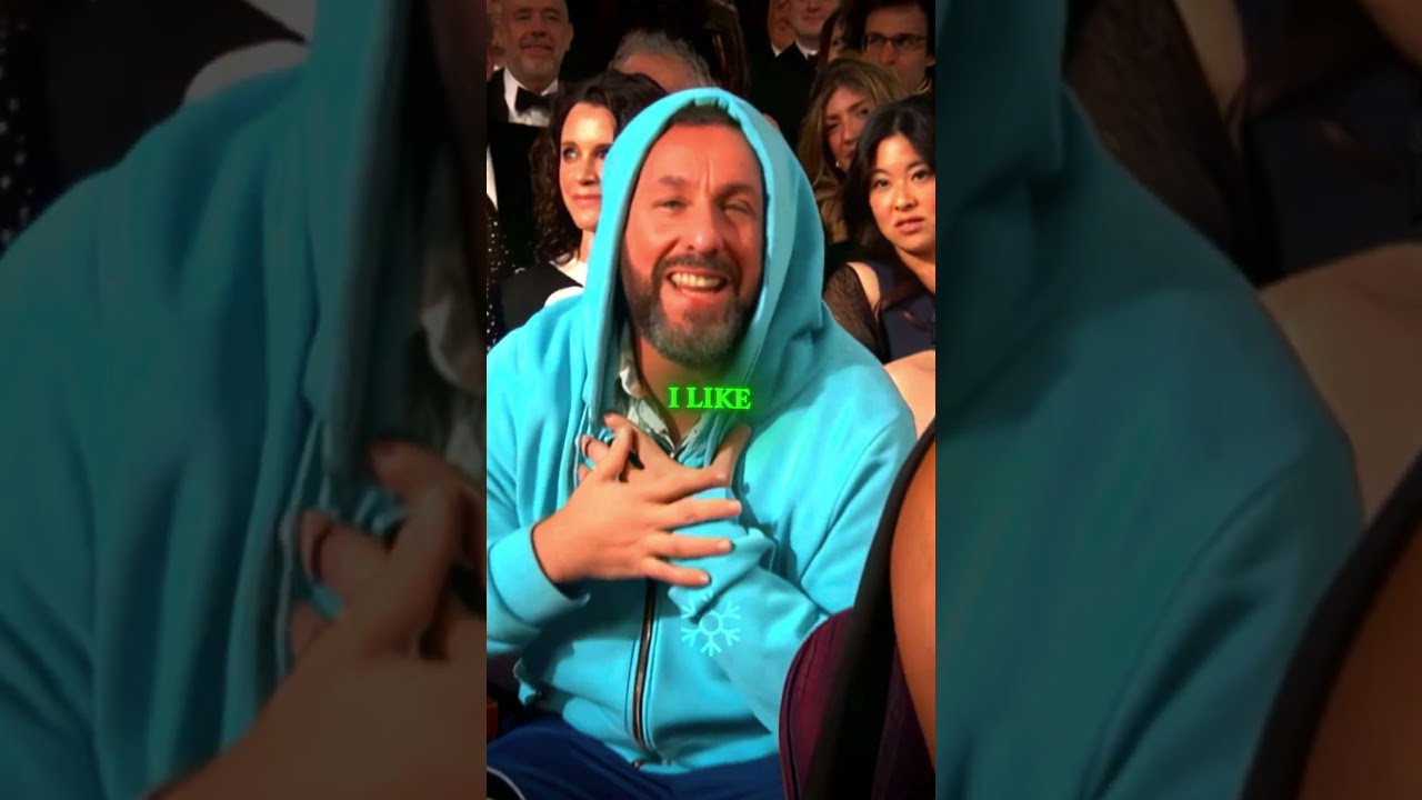 🥶 Adam Sandler Wore A Hoodie To The Oscars