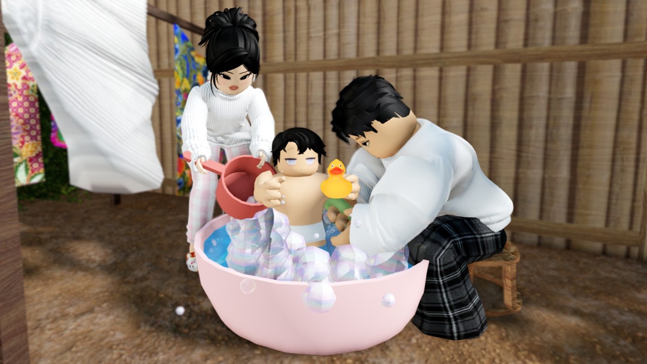 HARI PERTAMA HIDUP DI DESA | 💖 Family Roleplay Roblox Indonesia