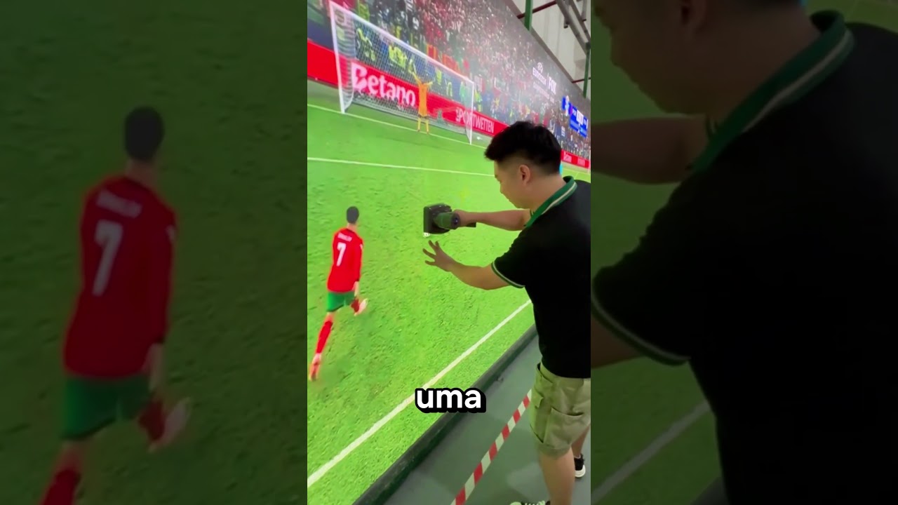 Ele deixou o telão parar no pênalti do Ronaldo!!