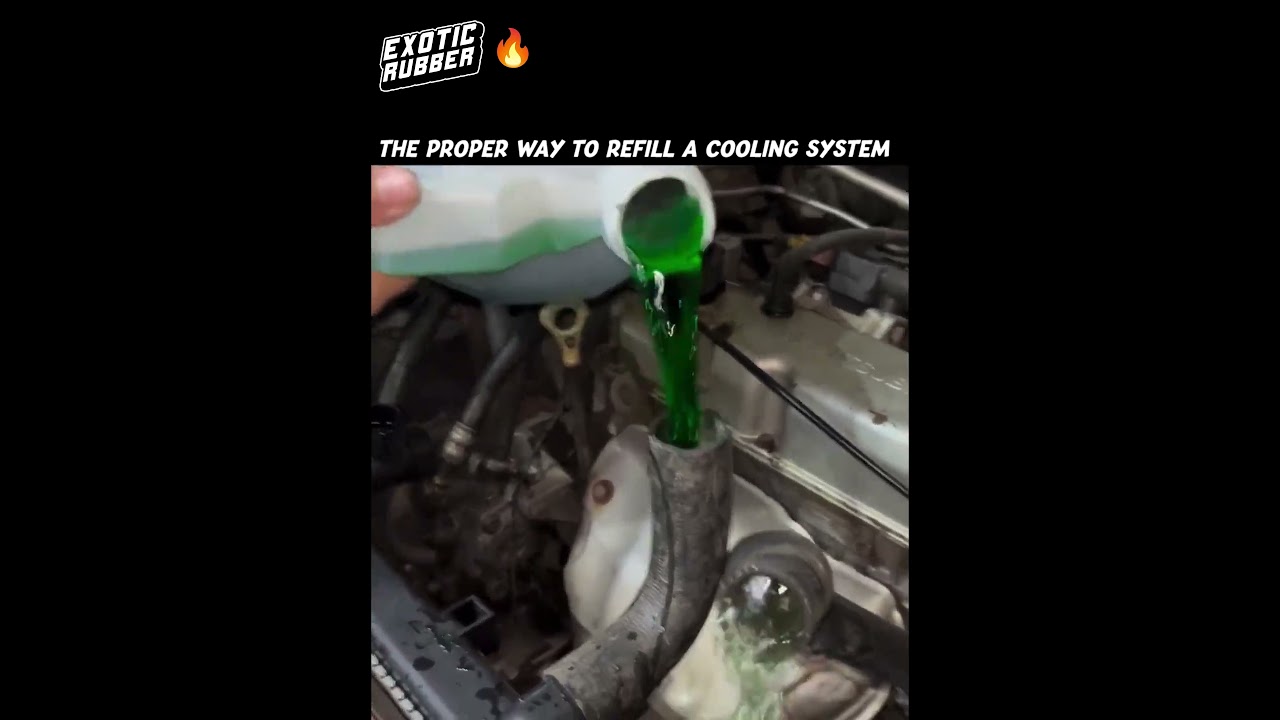 Proper way to refill cooling system