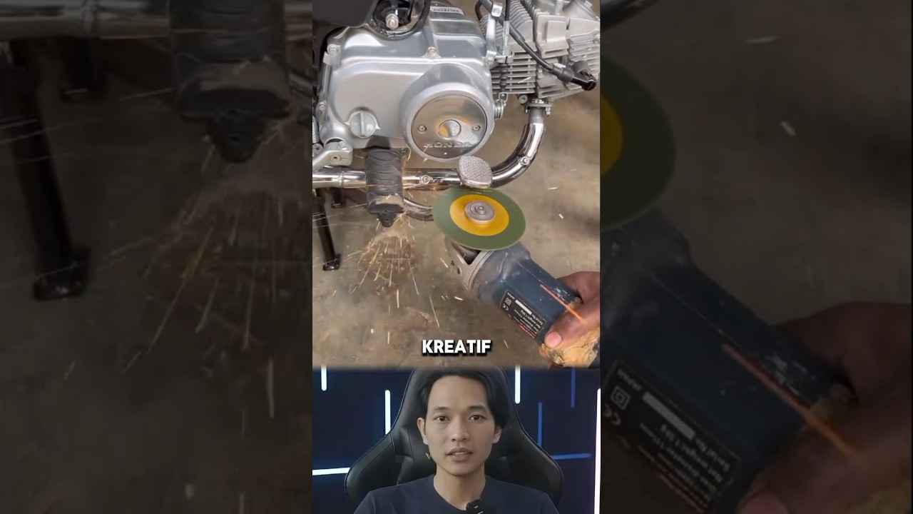 Ide Kreatif Yang Bikin Geleng Geleng Kepala Ekperimen Pijakan Rem Motor